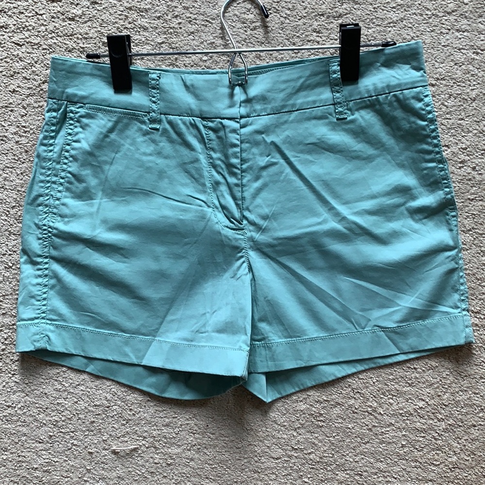 J. Crew Mint Green Chino Shorts